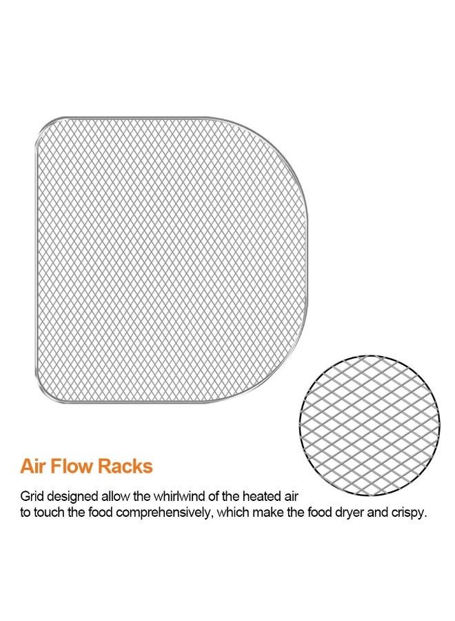 DEMEDO Replacement Dehydrator Racks for 6qt Chefman, Caynel and Power Air Fryer Oven, Dehydrate Fruits and Meats, Air Flow Racks, Removable trays, Air Fryer Oven Accessories (3 Pieces) - Image 4